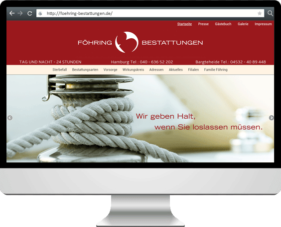 Responsive Website Programmierung der Internetpräsenz für alle Ausgabegeräte, Suchmaschinenoptimierung, Gästebuch, Redaktionssystem inkl. Landingpages